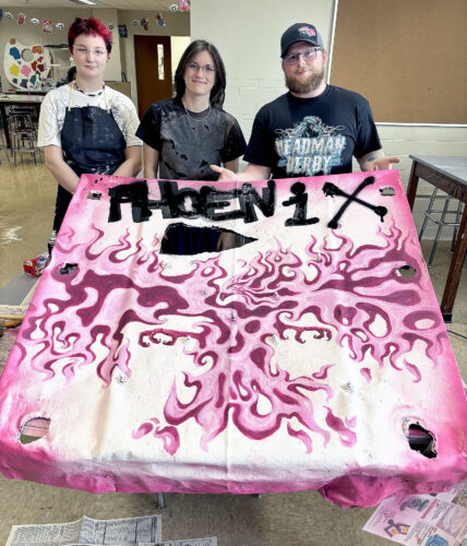 Steubenville students upcycle art projects